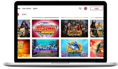 MagicRed slot games on desktop